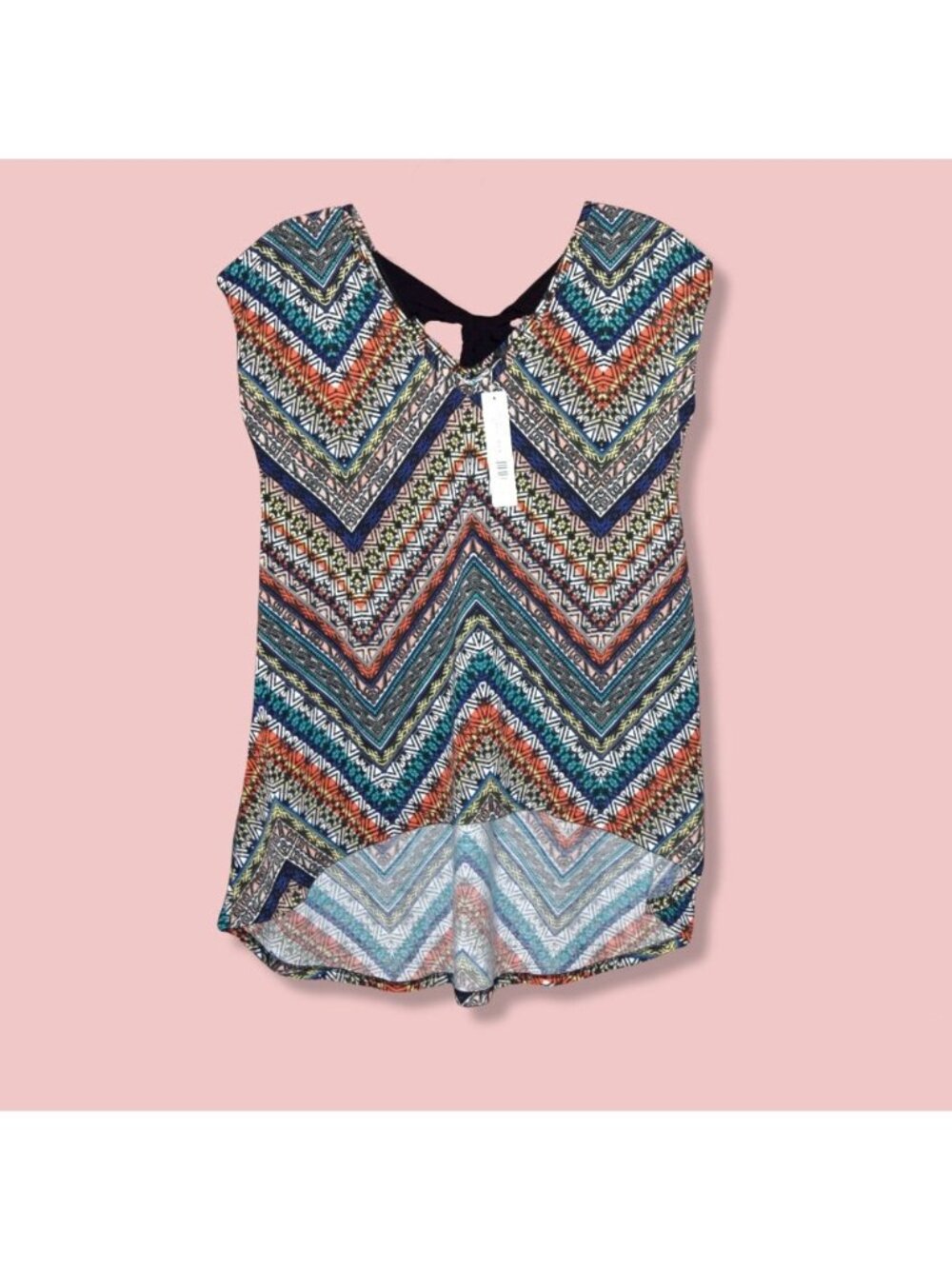 New with Tags!  August Silk Women's sz S High Low Tunic Blouse